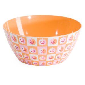 NEW C&C CALIFORNIA Melamine Candy Bowl 70s halloween pumpkin